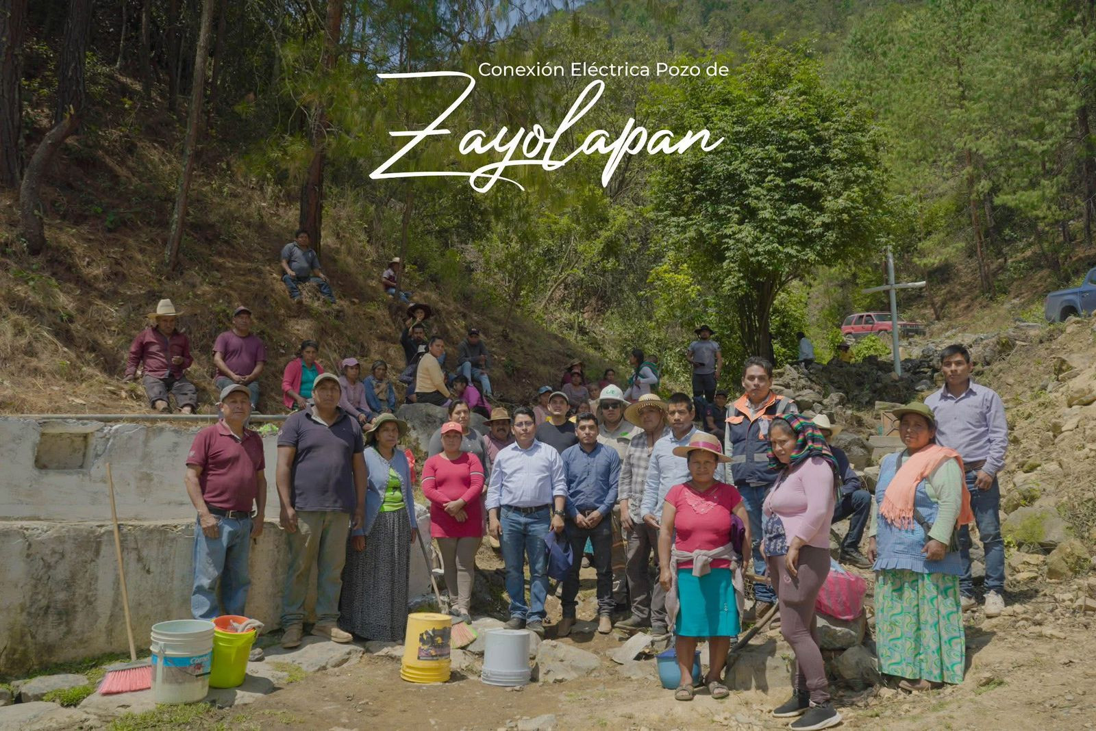 Con mucha alegría les informamos que ya se ha establecido conexión eléctrica del pozo de agua ubicado en la comunidad de Zayolapan