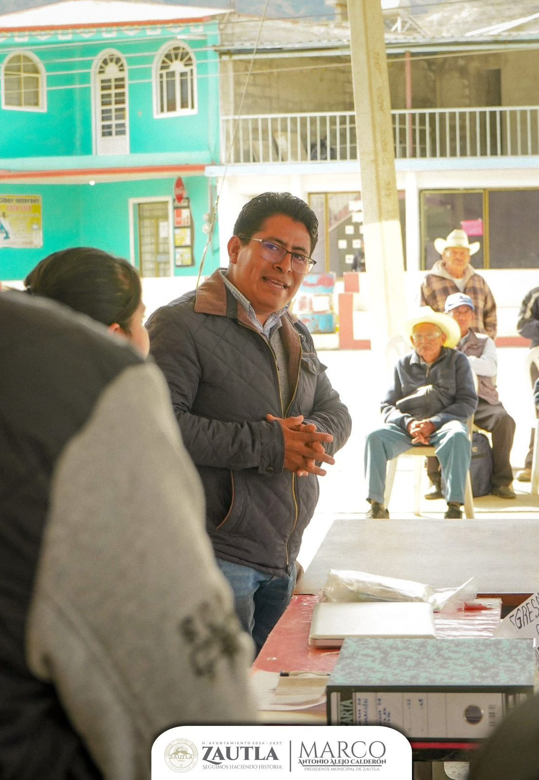El día de hoy, 11 de mayo, en la junta auxiliar de Tlamanca, se llevó a cabo con solemnidad y orgullo, la entrega-recepción del juzgado de dicha comunidad.