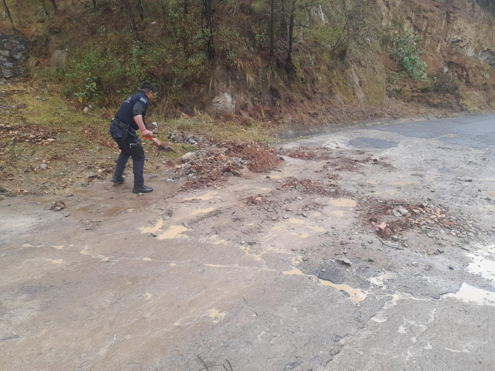 recorrido en el tramo carretero que conecta Zautla con San Miguel Tenextatiloyan,