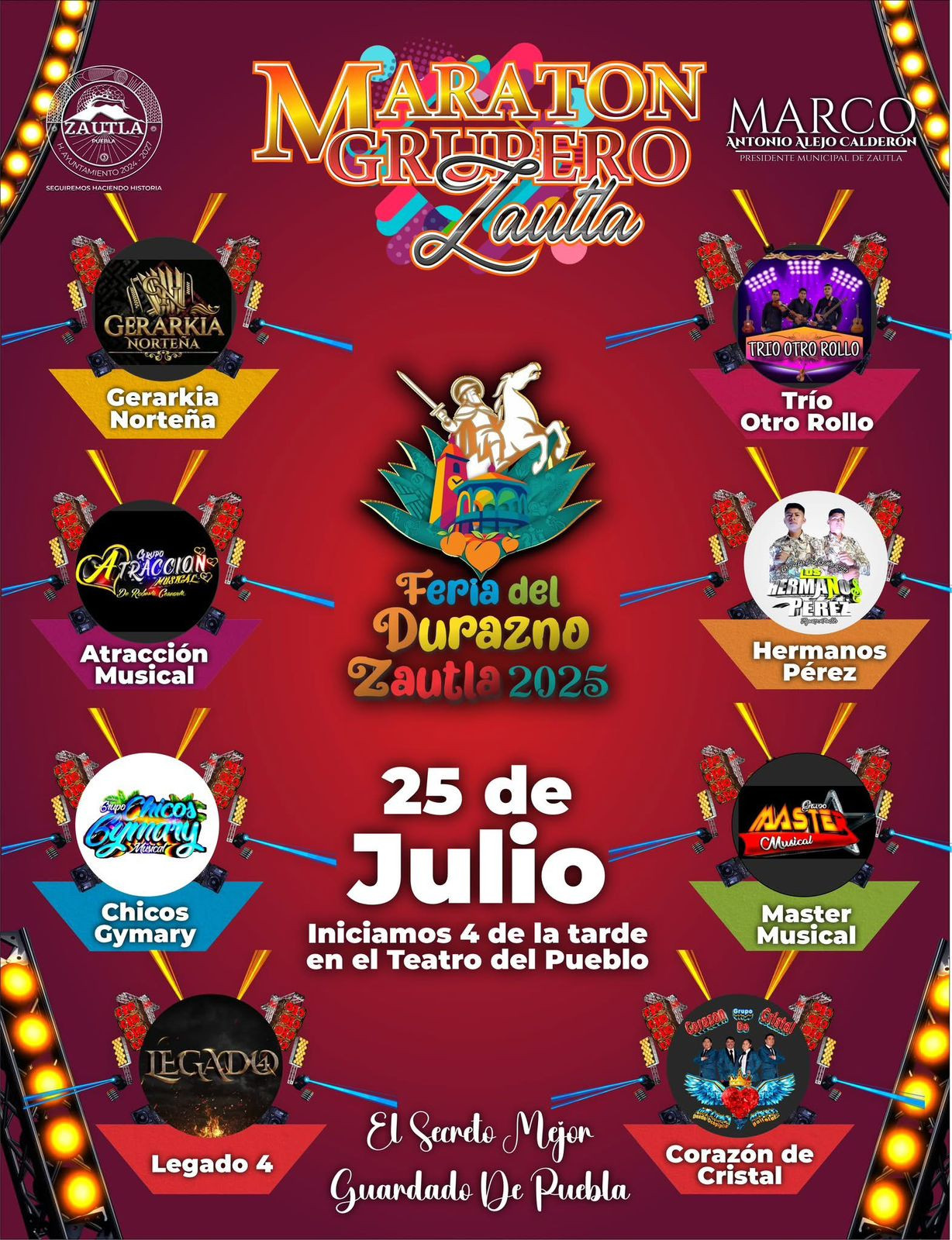 🎶 ¡Gran Maratón Grupero en Zautla! 🎶